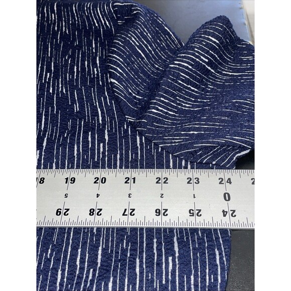 Long Tall Sally Cardigan Womens 18 Navy Blue Duster Sweater Open Front Office - Picture 9 of 10